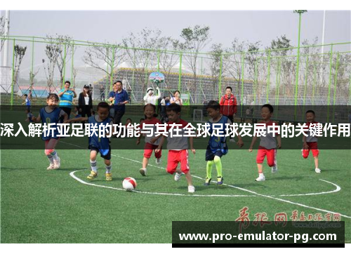深入解析亚足联的功能与其在全球足球发展中的关键作用